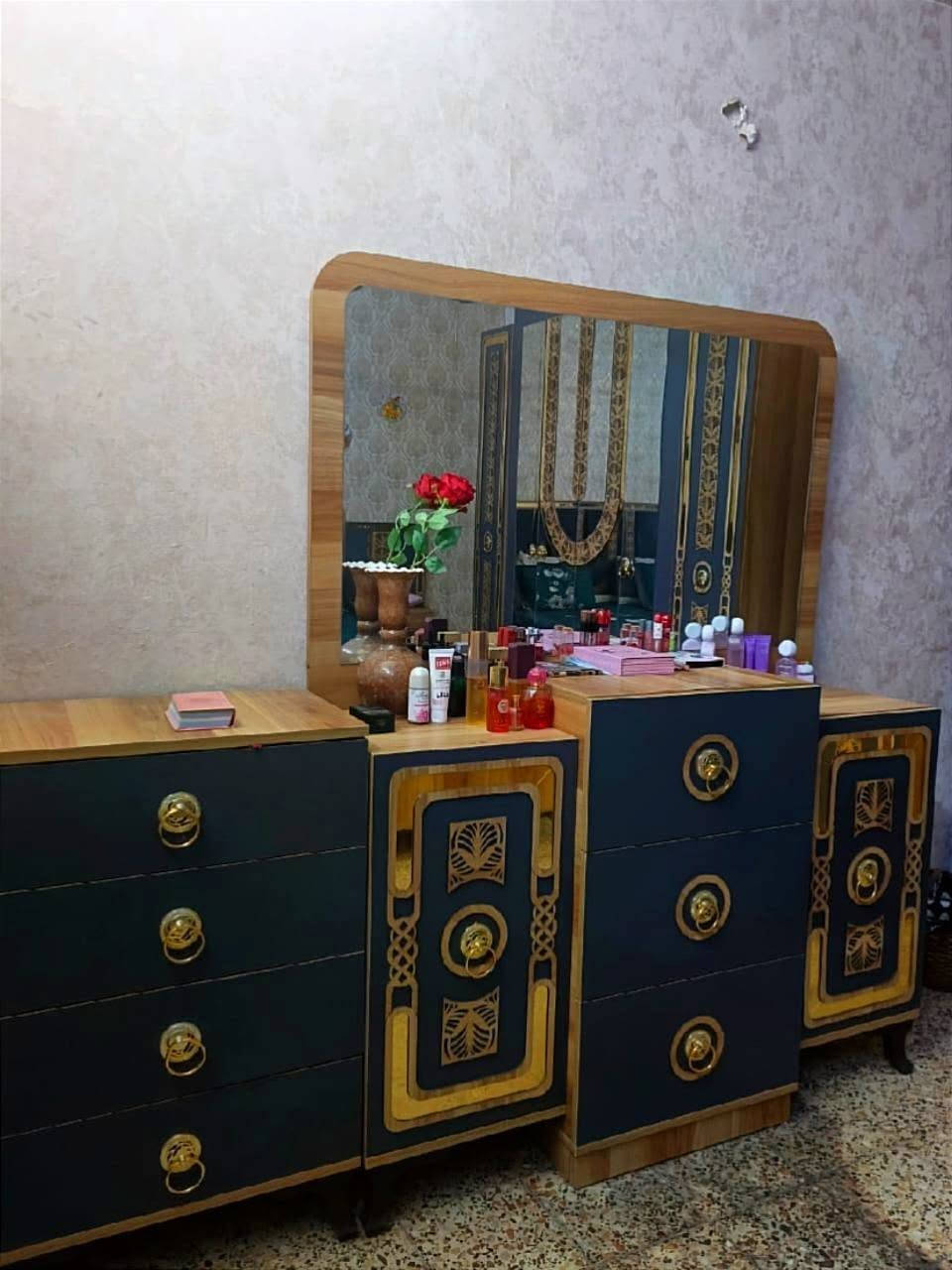 غرفه نوم تركيه 7قطع نضيفه السعر 550 مكاني البياع شارع قطر الندى رقم ***********
