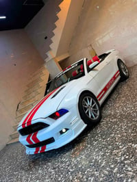 موستانك 2014 بريميوم 1/1 اعلى فئة بسعر بلاش كشف السياره لون ابيض جديدة...