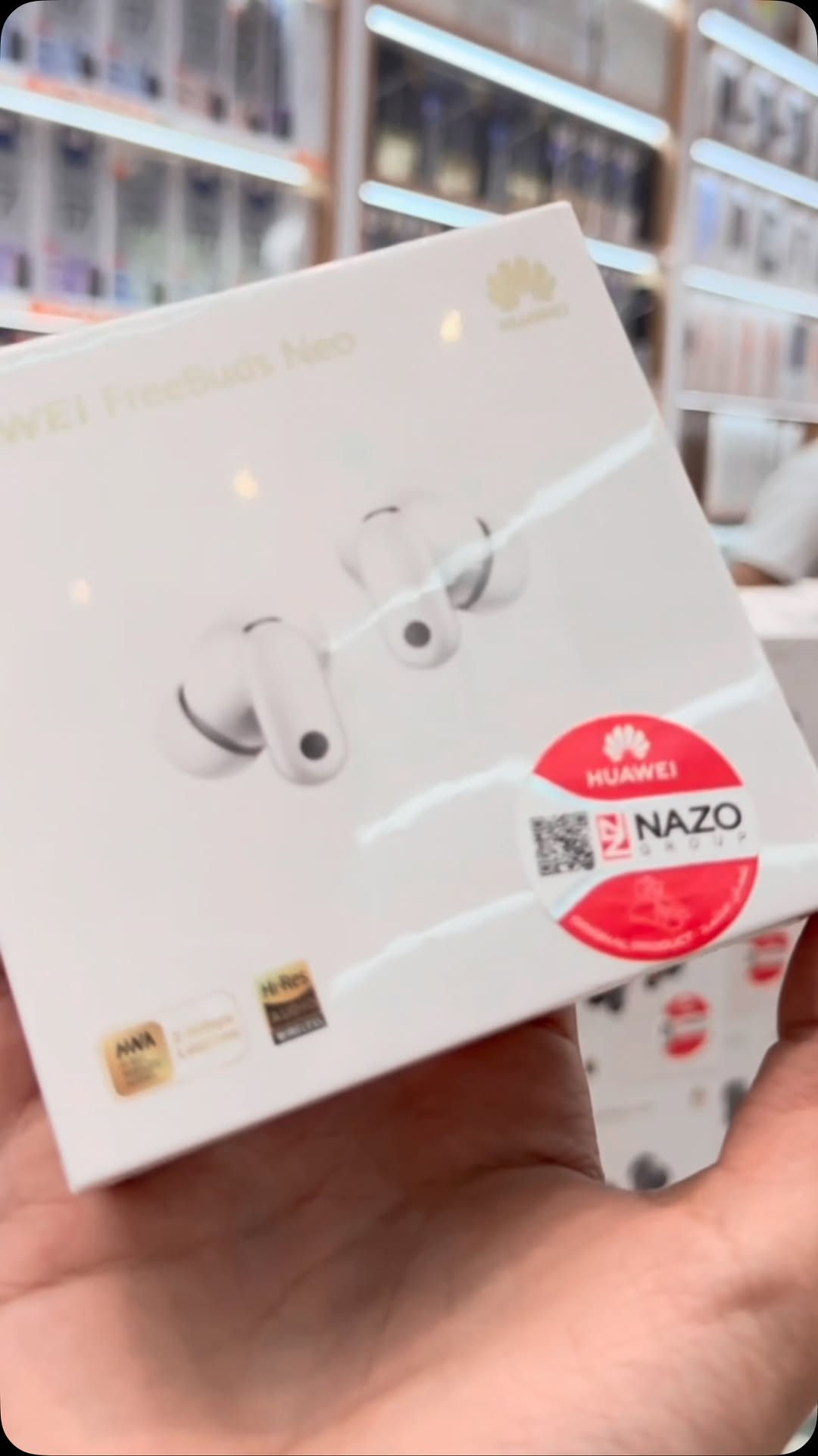 هواوي FreeBuds Neo • عزل صوت • قرعة سيارة