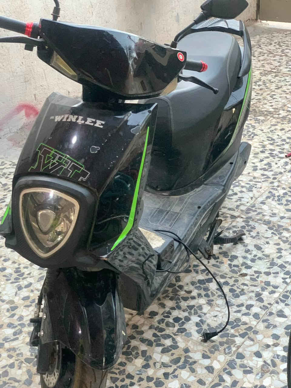 سلام عليكم دراجه شحن للبيع دراجه حلوه و نظيفه 6 بطاريات كبار معروضه ب 650 وبيها مجال قليل بغداد العبيدي *********** متواجد ع واتساب
