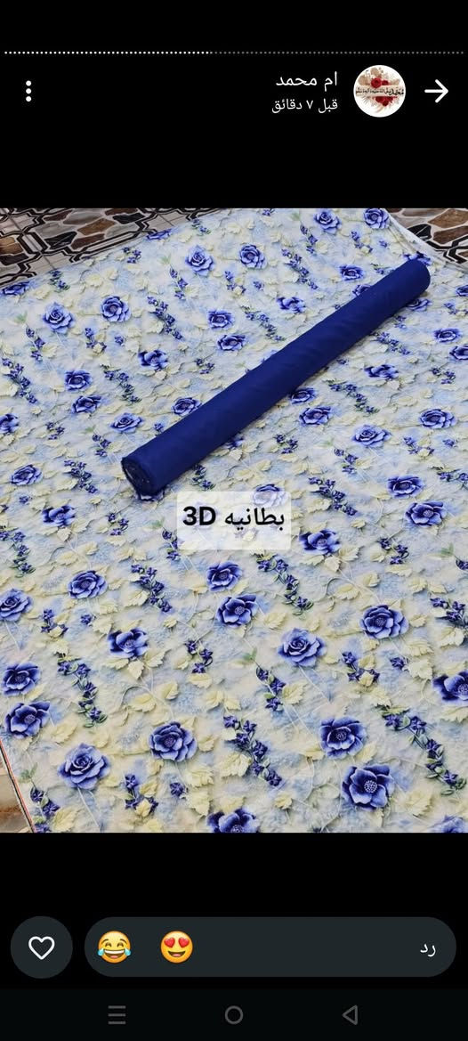 فرشات • مخدات • بطانيه 3D