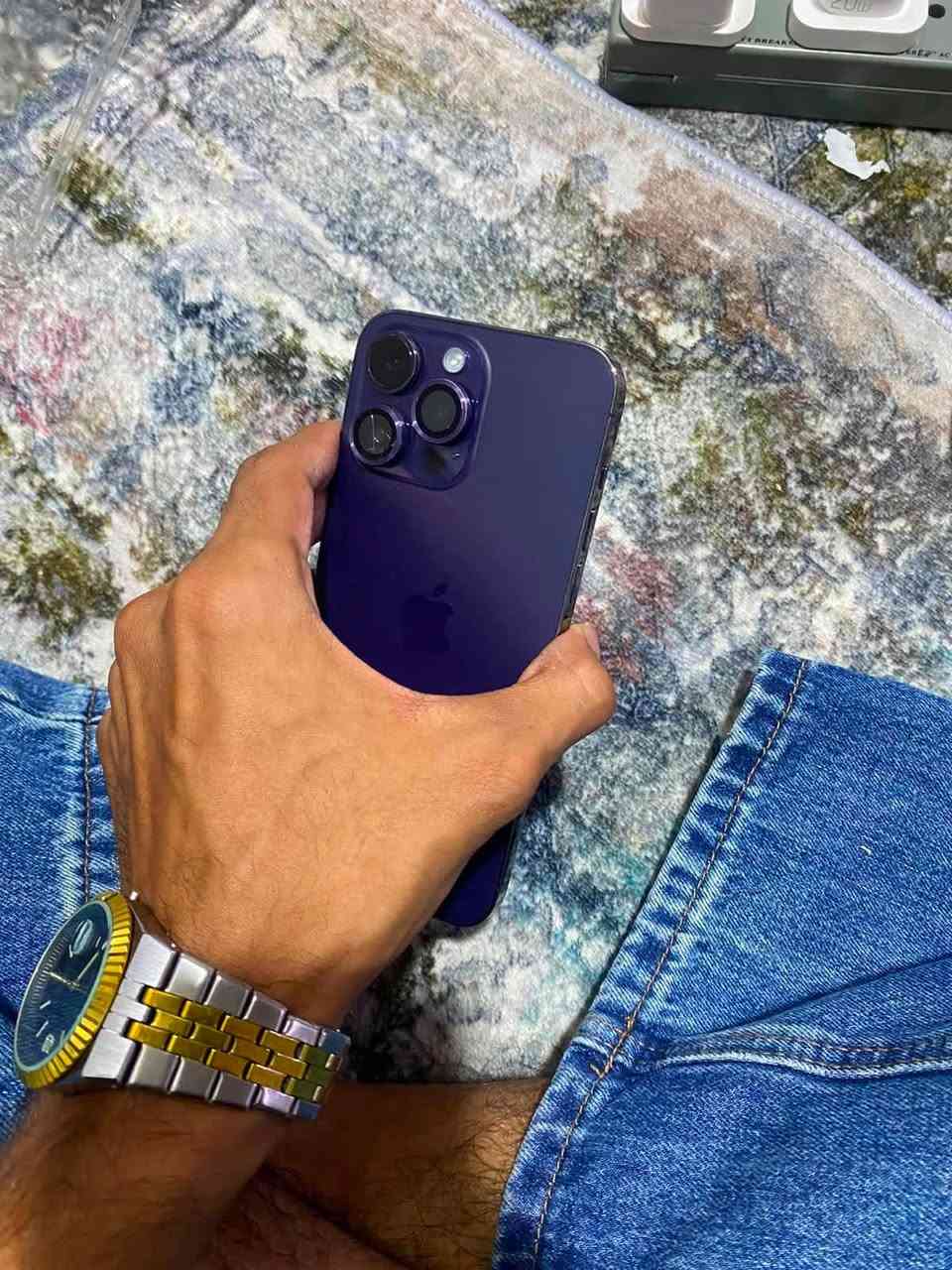 ايفون 14برو ماكس وتر برو مامفتوح بطاريه 85 مايصرف الجهاز شحنه يخبل +الجهاز ايسم جهاز امريكي  شريكه الاكترونيه السعر 750 قفل 
***********
