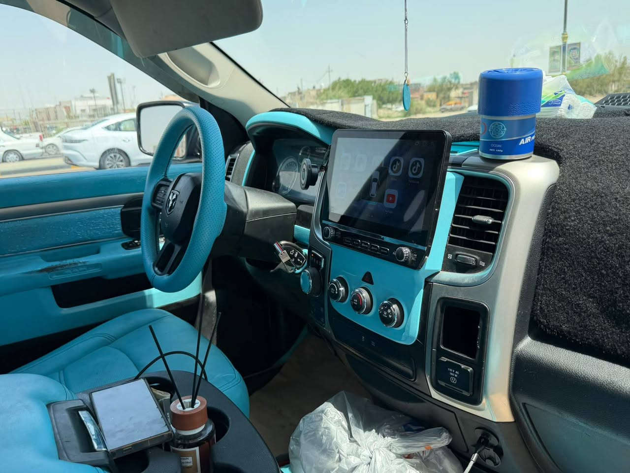 ‏‪***********‬‏ للبيع دوج رام موديل 2019 تخم تاير جديد حداديه جديده كير ومحرك كفاله تبريد ودوشمه جلد حيل تعبان عليهه سياره سنويه 31 بسمي مصفره كلشي ترايك لربيل منضومه غاز تفول 20الف ضمان سنه لمنضومه صيانه مجانيه شاشه نت فول سياره مال جناي وتعبان عليهه سيارة بيهة بس بنيد  سعرهه 175 وبيهه مجال ضربتهه خفيفه بس بنيد بدون شواصي ‏‪***********‬‏
