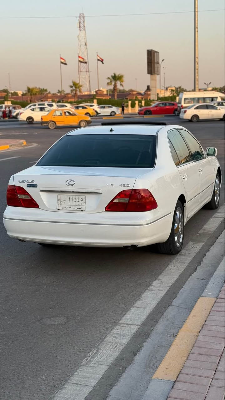 لكزز 2002 
LS430 اصل خليجي فول مواصفات  1/1 كفاله ضربه والصبغ وكافه الاصواليات سياره جديده معنى الكلمه رقم بصره تحويل ثاني يوم  سياره تحفه مكينه توني شاده زيرو 8V/4000 حداده نافضه من طول لطول تبريد ثلج تخم تاير ويل كب كروم داخل بيجي جلد جلد فتحه ثلاجه تبريد تدفى بالكشنات 6 بصمات بيبان شفط شاشه كامره مثبت سرعه ستيرن كهربائي تحكمات فول الاخير وسياره ناعمه وتخبل بالعافيه ع الياخذها عنواني البصره *********** سعرها$110 البصرة, العراق
