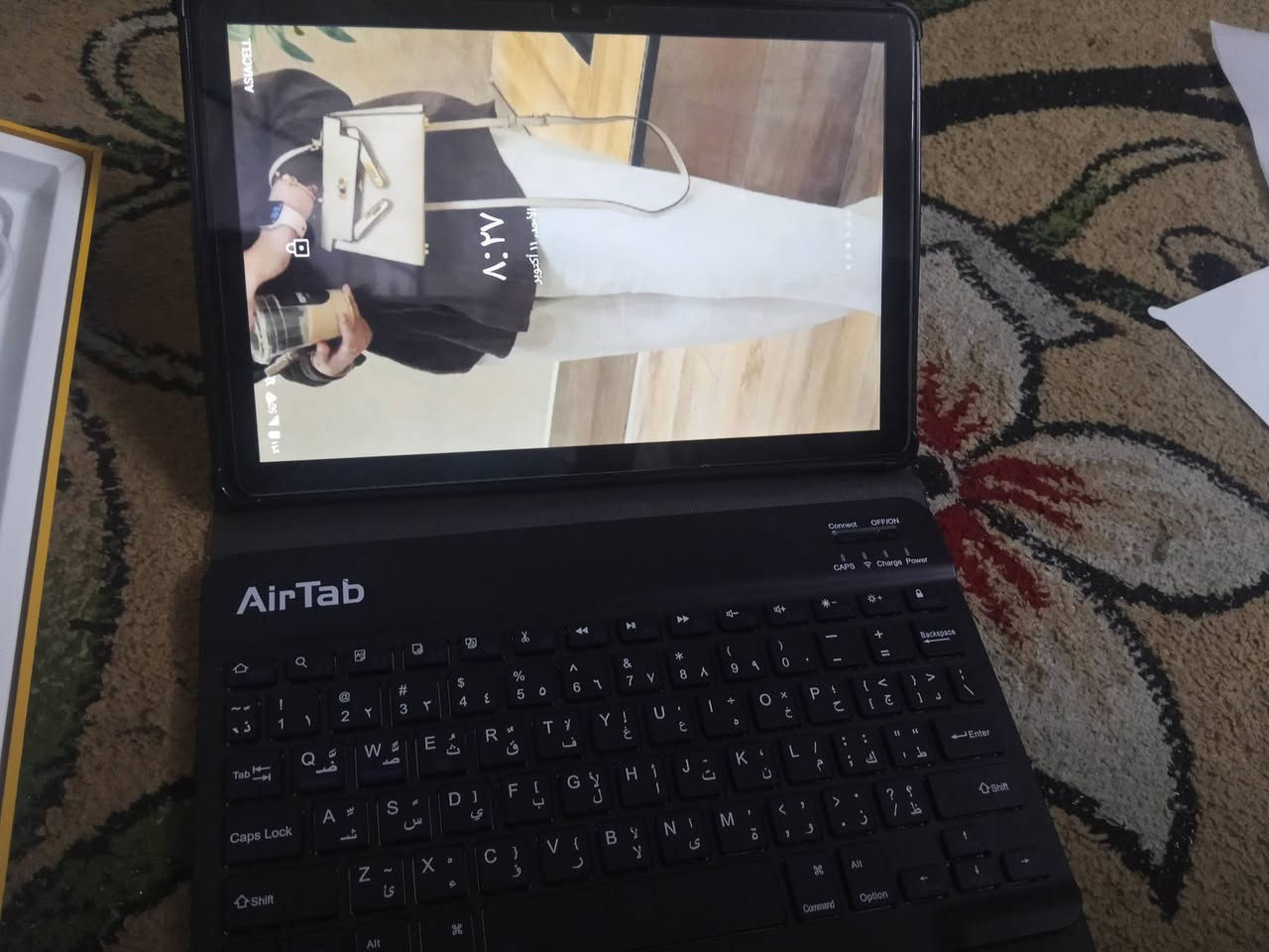 تاب جيتي100 • ملحقات كاملة • نضيف