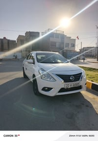 نيسان سني مديل 2024 مصري ماشيه ٩٠سياره بيه جاملغ بارد وباب صبغ الي وره...
