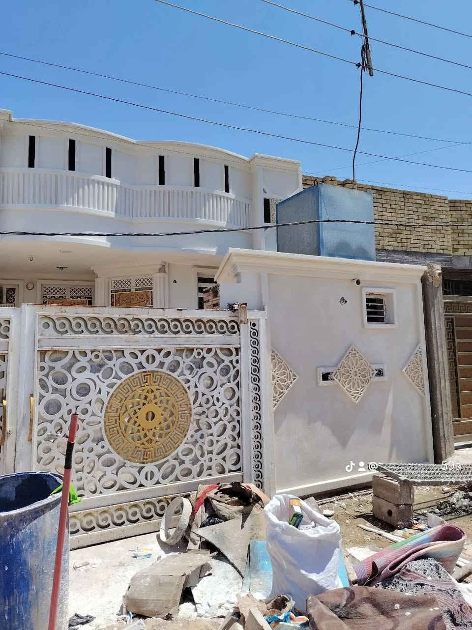 سبع اقصور بغداد • بيوت وهياكل • مياه كهرباء مجاري