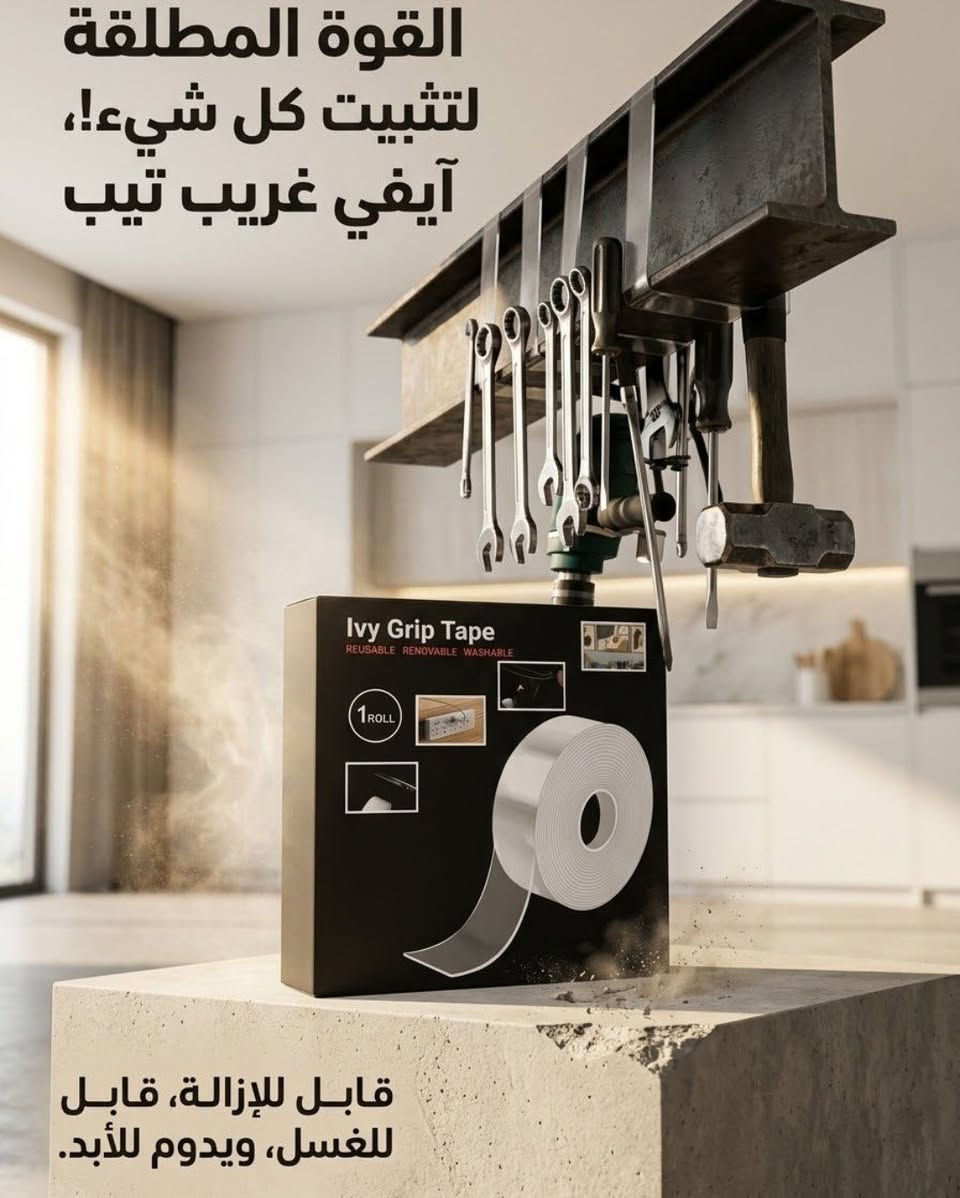 مجمع الريان كل ما يحتاجه بيتك بمكان واحد🛒
تشكيله متنوعه من قسم الألف 💯

 تشكيلة متنوعة من المواد المنزلية بجودة وأسعار مناسبة ✨ أدوات مطبخ ✨ مستلزمات منزلية ✨مواد تجميل💄قسم حديث ولاده😇قسم السفريات🍽قسم سليبرات🩴قسم تجهيز باقات ورد وهدايا💐🎁 منتجات عملية للاستخدام اليومي
📩 للاستفسار أو الطلب راسلونا على الصفحة 🚚 تتوفر لدينا خدمة توصيل لكل المحافظات
الرقم //***********
العنوان //بسمايه الشارع العام مقابل برهومي الشارع الخدمي مجاور أسواق اللؤلؤة
أوقات الدوام⏰من الساعة 10 صباحاً الى الساعة 1 ليلاً

نص مكتوب في الصور:
- القوة المطلقة لتثبيت كل شيء!، آيفي غريب تيب
- قابل للإزالة، قابل للغسل، ويدوم للأبد.