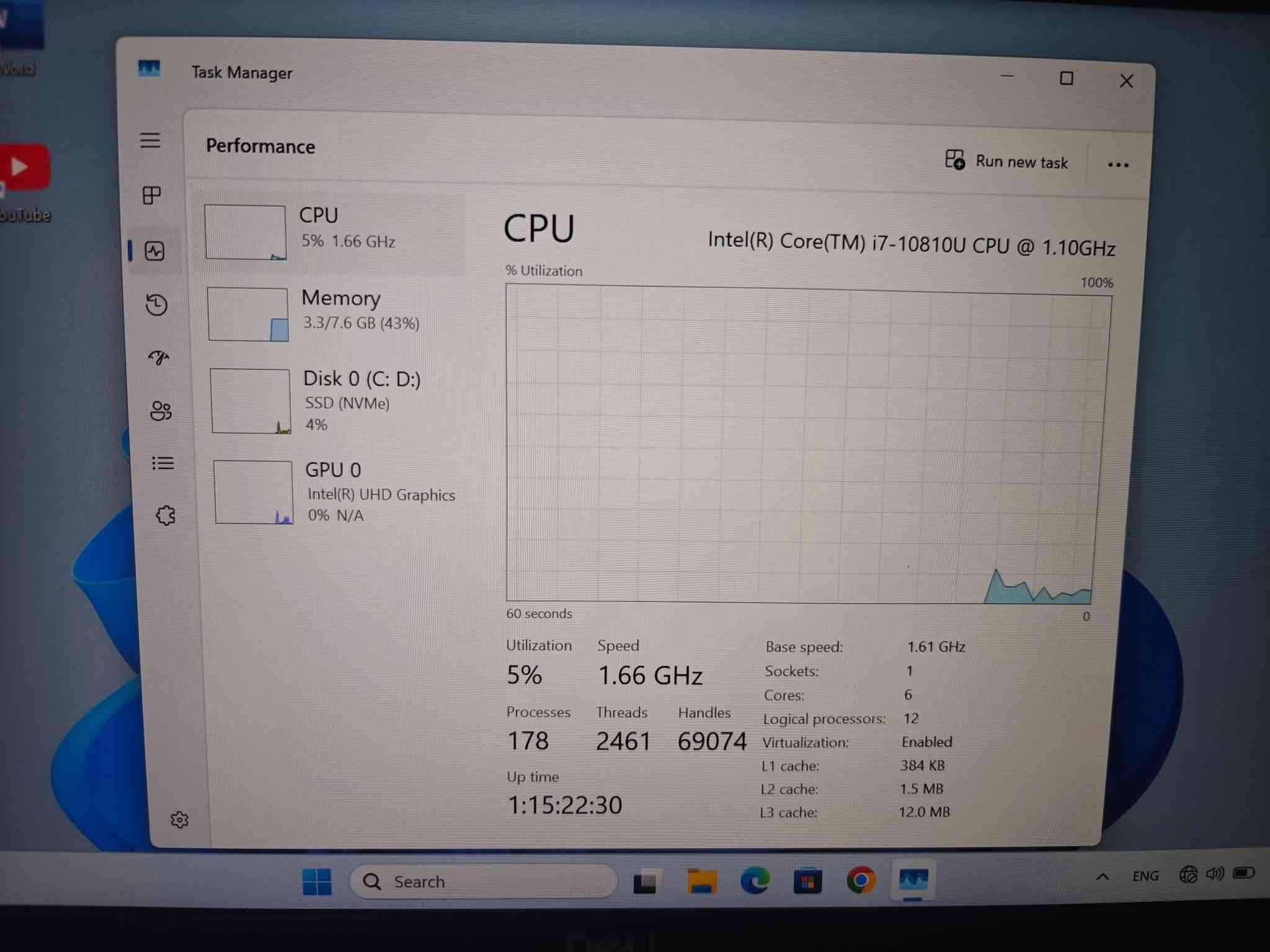 ديل Latitude 5410 • i7-10810U • ٢٥٦ جيجا SSD