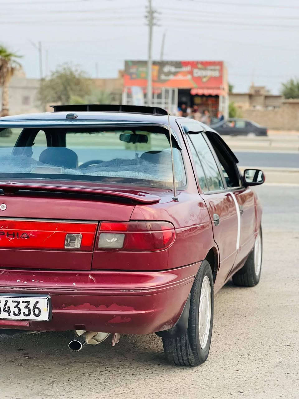 سيفيا
رقم صلاح الدين 
تخم تاير جديد 
صدر جديد 
كير اوتوماتيك 
داخل جديد 
السياره حلوه واحلى من صوره مكان السياره تكريت فلكه الفرسان رقم الهاتف ***********
