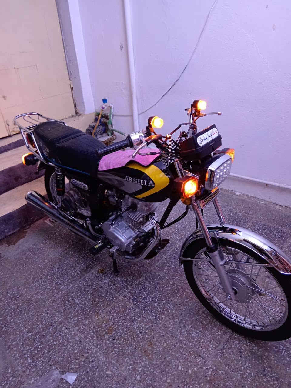 🏍️🔥 للبيع دراجة نامه متياز ايراني موديل 2023 طالعة 2024 🔥🏍️
✨ نظيفة كلش شرط احلى من صوره 

💯 شرط المحرك مرايه 

📄 أوراقها كاملة

⚙️ كلشي بيها تمام

😍 جاهزة للاستخدام وما تحتاج شي وكيلها حمودي العارضي 

💰 السعر: [السعر] خاص 

📍 المكان: [المكان]النجف الاشرف حي الانصار مقابيل محطه البنزين 

📞 للجادين فقط مراسلة خاص ❤️‍🔥

وتساب ***********
