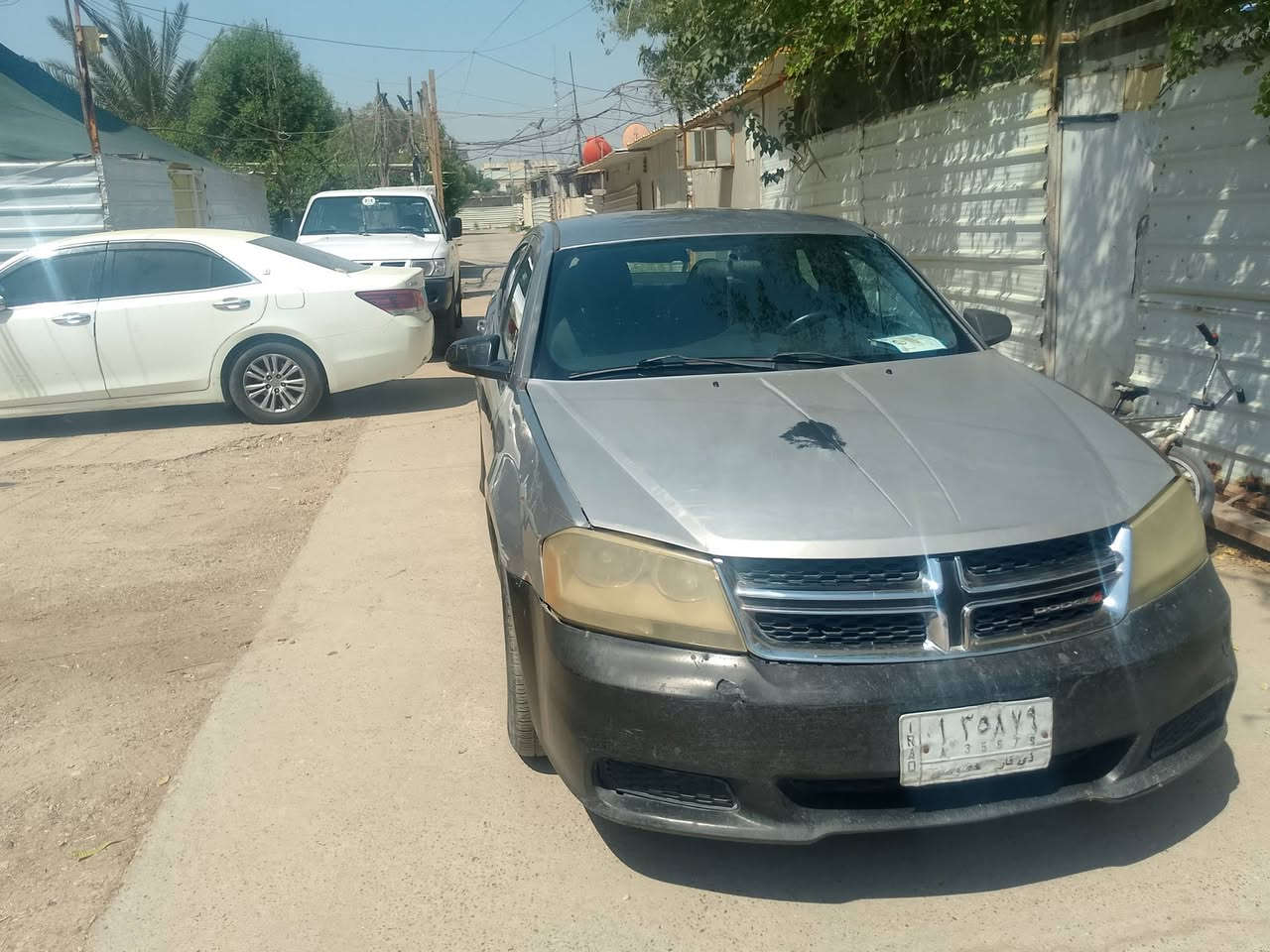 سيارة دوج افنجر موديل 2013،مكينة 2400  تايرات حجم 18.
تحكم ستيرن جهتين 
مكينة وكير نظيفات خير من الله  سيارة حلوة. وسعرها مناسب جدا بسبب ظرف خاص مستعجل على بيعتها. وسعرها 55وبيها مجال. مكاني بغداد الكاظمية  ***********.. موجود واتساب
