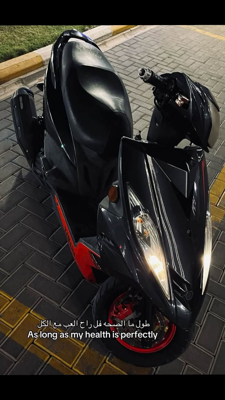 السلام عليكم
دراجه gtr للبيع
مكفوله كفاله عامه الدراجه كامله مكلمه من كلشي و برغي ما مفتوح بيها الدراجه كارتون شخط ما بيها و النظافه شوفت عينكم و الدراجه شعله ومعدل تخبل
اوراقه كامله كله موجوده و الدراجه نزلتها من الرمبه بيدي السعر 1350 وبيه مجال للشراي
رقم ***********
متواجد واتساب

نص مكتوب في الصور:
- طول ما الصحه فل راح العب مع الكل
- As long as my health is perfectly