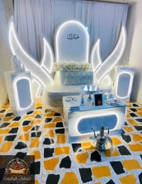 كوشا البيع فخمه فقط ديكور نشره قويه 4 واط ديكور 3 قطع ونضيفه جديده ما ...