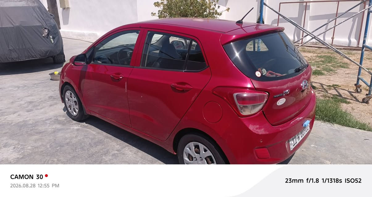 هونداي i10
موديل ٢٠١٥ 
ماشية ٦٢
جاهزة من كلشي 
السعر ٨٥
وبهة مجال حك الجية 
للاستفسار ‏‪***********‬‏

