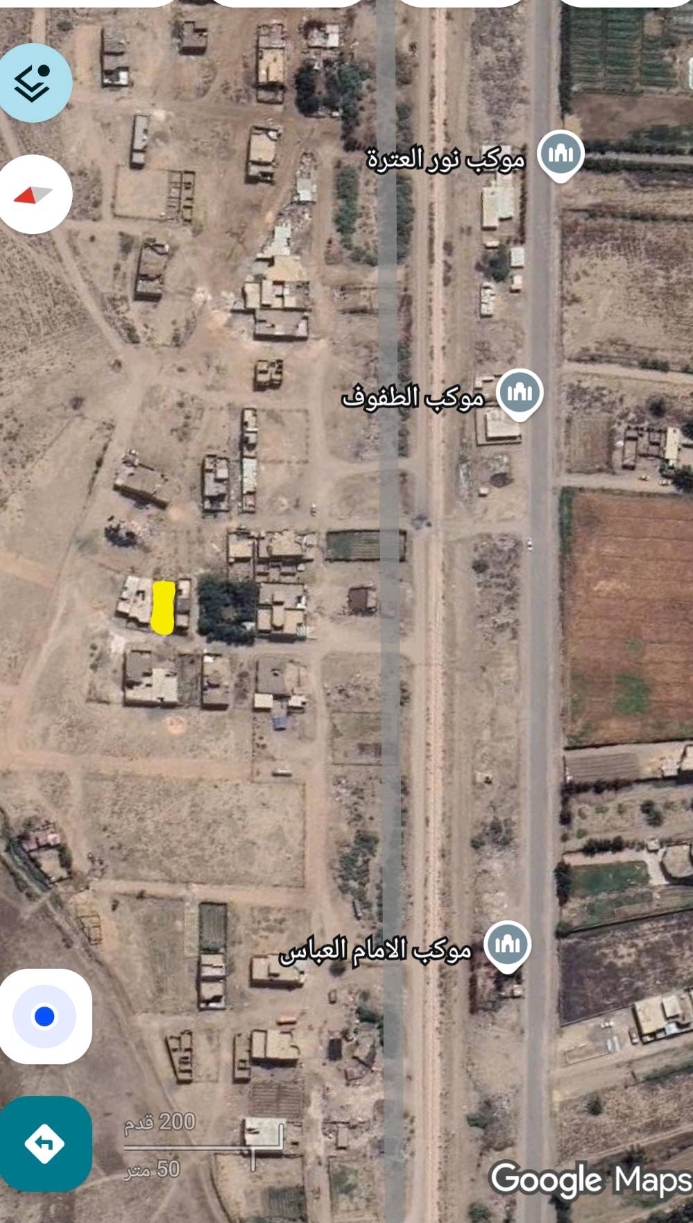 قطعة أرض طابو زراعي 200 متر في منطقة سكنية كهرباء واصل الها المنطقة تصل لها ابراج الانترنت يوجد هنالك خطط في المستقبل لتبليط

الشارع الامامها

شارع قريب جداً تبليط جديد على طريق الزوار والمواكب والمساجد

والحسينيات

الطريق الذي امامها ترابي معدل
ممكن تذكرلي بالضبط بأي منطقة/ناحية وشنو اسم المحلة أو أقرب معلم حتى أوضح الموقع للمشتري؟: 
قرب جسر سيف سعد قرب بنشة
القطعة شكد أبعادها بالضبط؟ يعني الواجهة والنزال والحدود، وهل الـ200 متر كاملة لو أكو فرق عن المساحة المذكورة؟: 
200 متر صافي وكاملة ويمكن اكثر بكم متر
بالنسبة للطابو الزراعي: هل هو صرف باسمك لو بعد؟ وبيه أي إشكال قانوني أو اعتراضات أو وكالات؟: 
طابو زراعي باسمي
الشارع الأمامها شكد عرضه تقريباً، وهل الوصول للقطعة سهل للسيارة؟ وإذا تحب تذكر هم إذا السعر قابل للتفاوض لو نهائي.: 
سهل وصول الها والشارع الامام تقريب عرضه ٥ _٦ امتار وفي المتسقبل يوجد خطط لتبلطيه واصلا يوجد شارع قريب عليها جدا مبلط ومنطقة امنة سكنيه على طريق المواكب والحسينيات
والسعر نهائي بي مجال بسيط كلش


يوجد قرب عليها مدرسة متوسطة للبنات وابتدائي مخلط