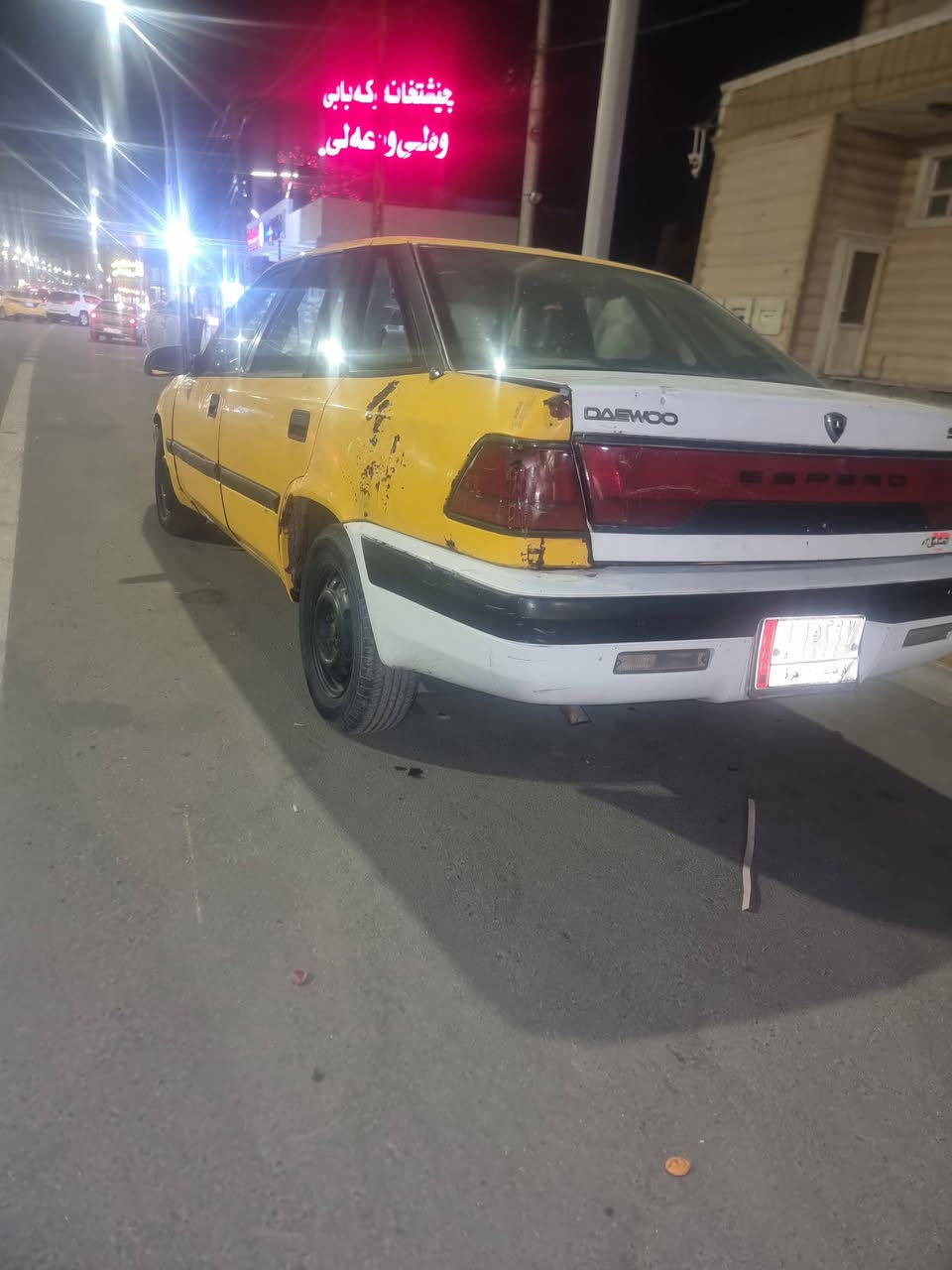 بيع و مراوس دايو اسبرو  رقم كركوك سنويه عاج معرك ١٨ اوبل  شرط كير معرك تعويل كهربائيه  كلو شغل ***********
