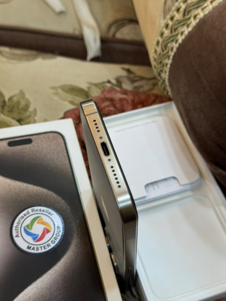 آيفون ١٥ برو ماكس • كفالة عامة • بطارية ٨٢٪