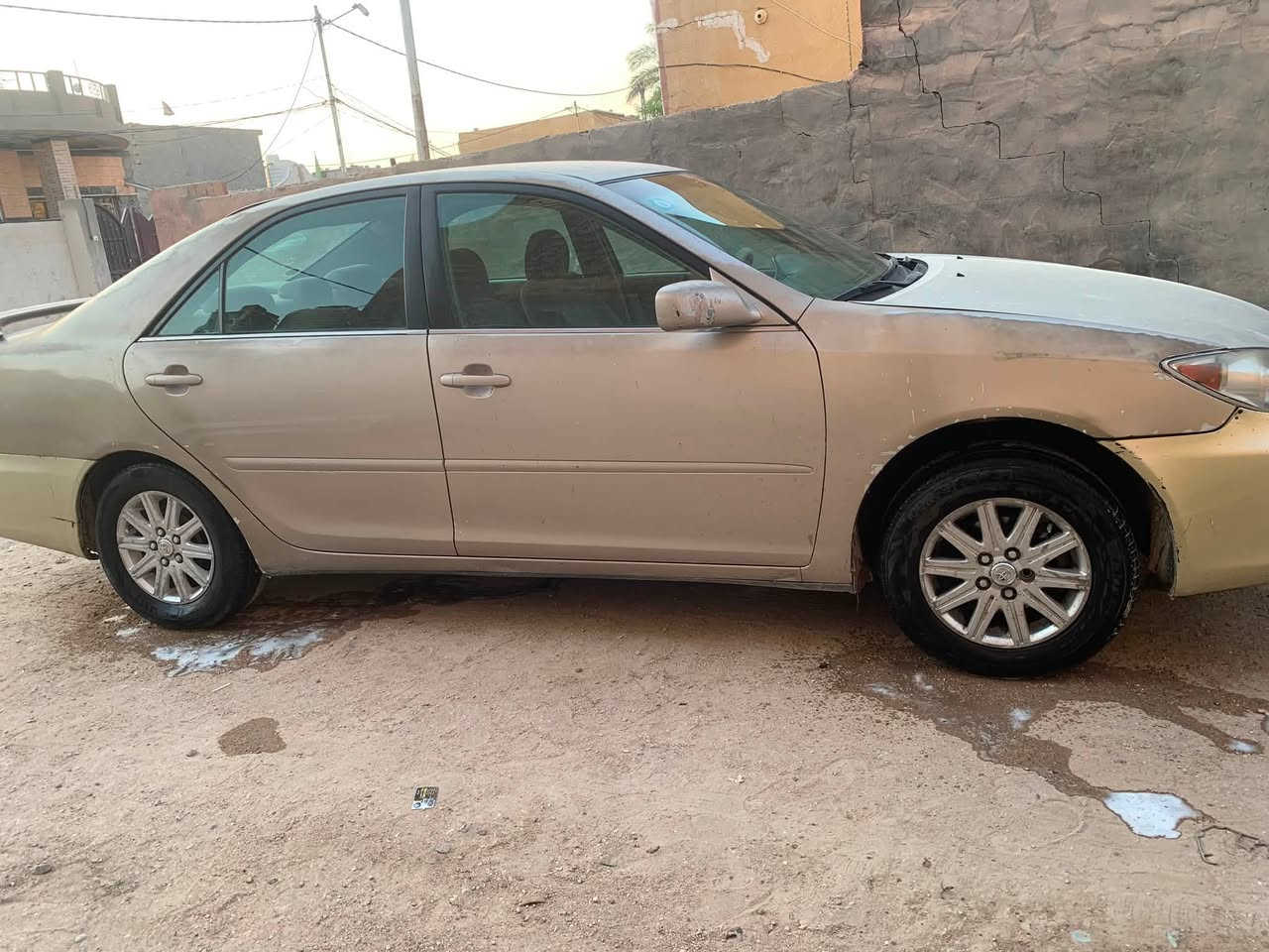 السلام عليكم
شباب كامري موديل 2005 للبيع فقط

محرك 4 سلندر 2400 وراد أمريكي حادثها جاملغ اليمنى والبنيد ليبل واحد عدا البنيد مبدل 

محرك كير كفاله تبريد شغال باتري جديد 

غرفه جديده بيها مكانات صبغ ابيعك حزام 

كشن كهرباء تحكم ستيرن شاشه  رقم بغداد بسمي شرط التحويل  سنويه 2031 هزه جديده

السعر 70 وبيها مجال للشراي مكاني بابل الحصوه 

***********
