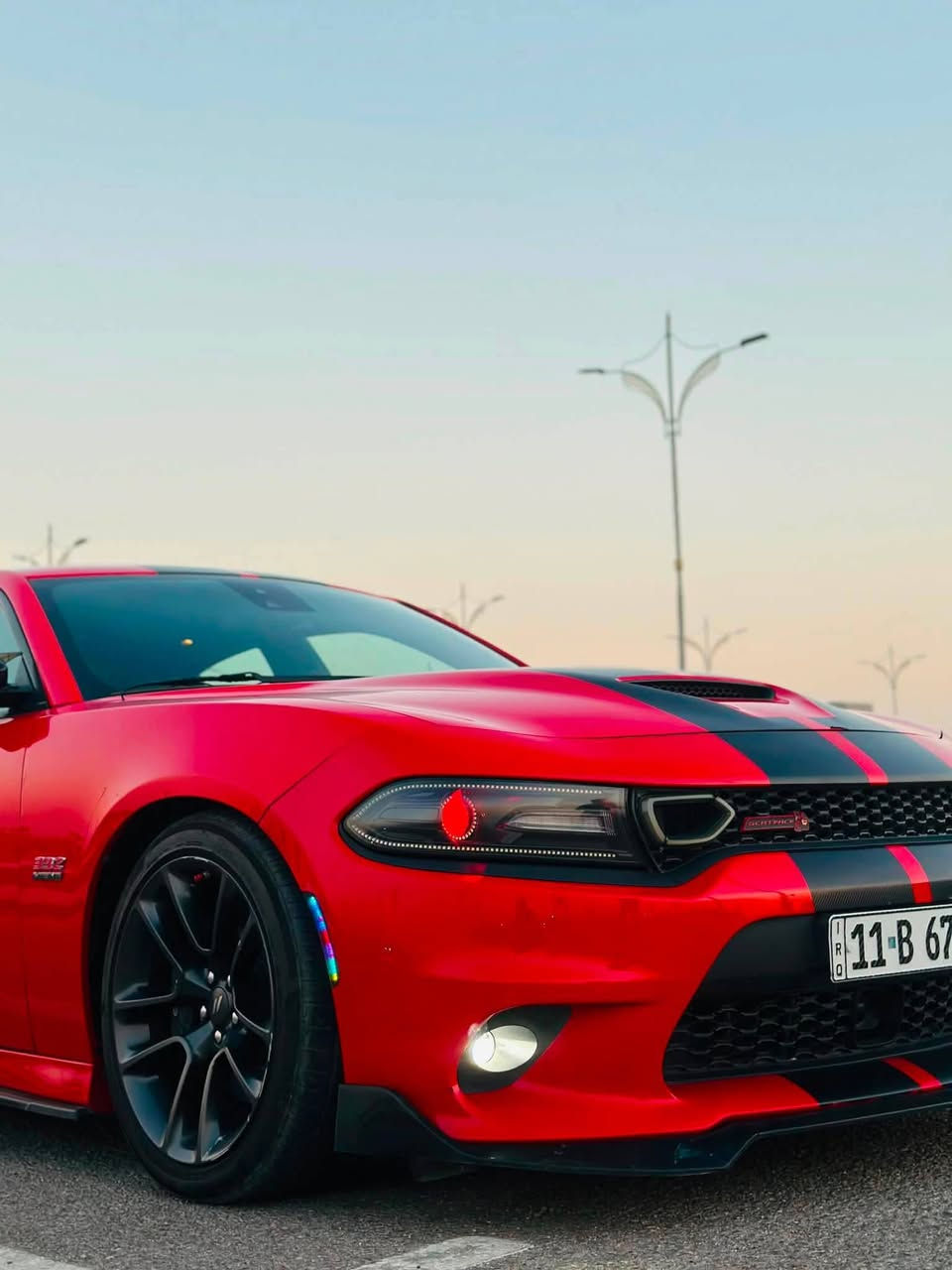 ، كلين بدون قطره صبغ، أرخص و أنضف سكات
دوج جارجر سكات باك . Scat Pack  
الموديل : 2022 مكفوله كفالة عامه حادثها سرقه مكينه وگير  فقط و مشدودات جدد نفسهن
ماشية  : 27 الف ميل 
المحرك :  V8 . 6.400
القدرة الحصانية : 485 حصان hp  
المواصفات :                              
*  نقطة عمياء . 
* مكابح رياضية (برمبو) . 
* لايت LED . 
* كاميرا خلفية . 
* امكانية التحكم بوضعيات المقود كهربائيا . 
* كزوز سستم موبار . 
* حساسات خلفية . 
* ويل قياس 20 أنج 
* سستم صوت  . 
* تشغيل عن بعد . 
* مقاعد رياضية 
* ذاكرة لحفظ وضعيات الجلوس (ميموري) . 
* المقاعد الأمامية تبريد وتدفئة . 
* المقاعد الخلفية تدفئة . 
* نظام خرائط GPS . 
* شاشة كبيرة قياس 8.4 أنج اوپشنات 
* تدفئة ستيرن . 
لون احمر 
رقم بغداد بأسمي / مكانها كربلاء ***********

