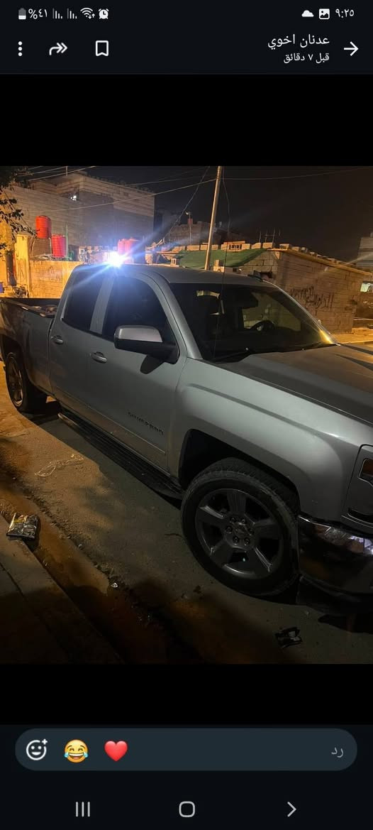 ياالله السلام عليكم شيفروليت سلفرادو للبيع موديل 2018 مكينه كير شاصي كفاله وارد امريكي حادثها مدكر  حادثها كلش خفيف محرك 5300 (V8) السعر 145 وبيها مجال بصيط تحويل مباشر  عنوان بصره قبله متوفر وات ساب ***********
