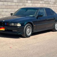 BMW740i موديل 1995  موصفات فووول   1كشنات كهرباء  2كشنات جلد لون بيجي ...