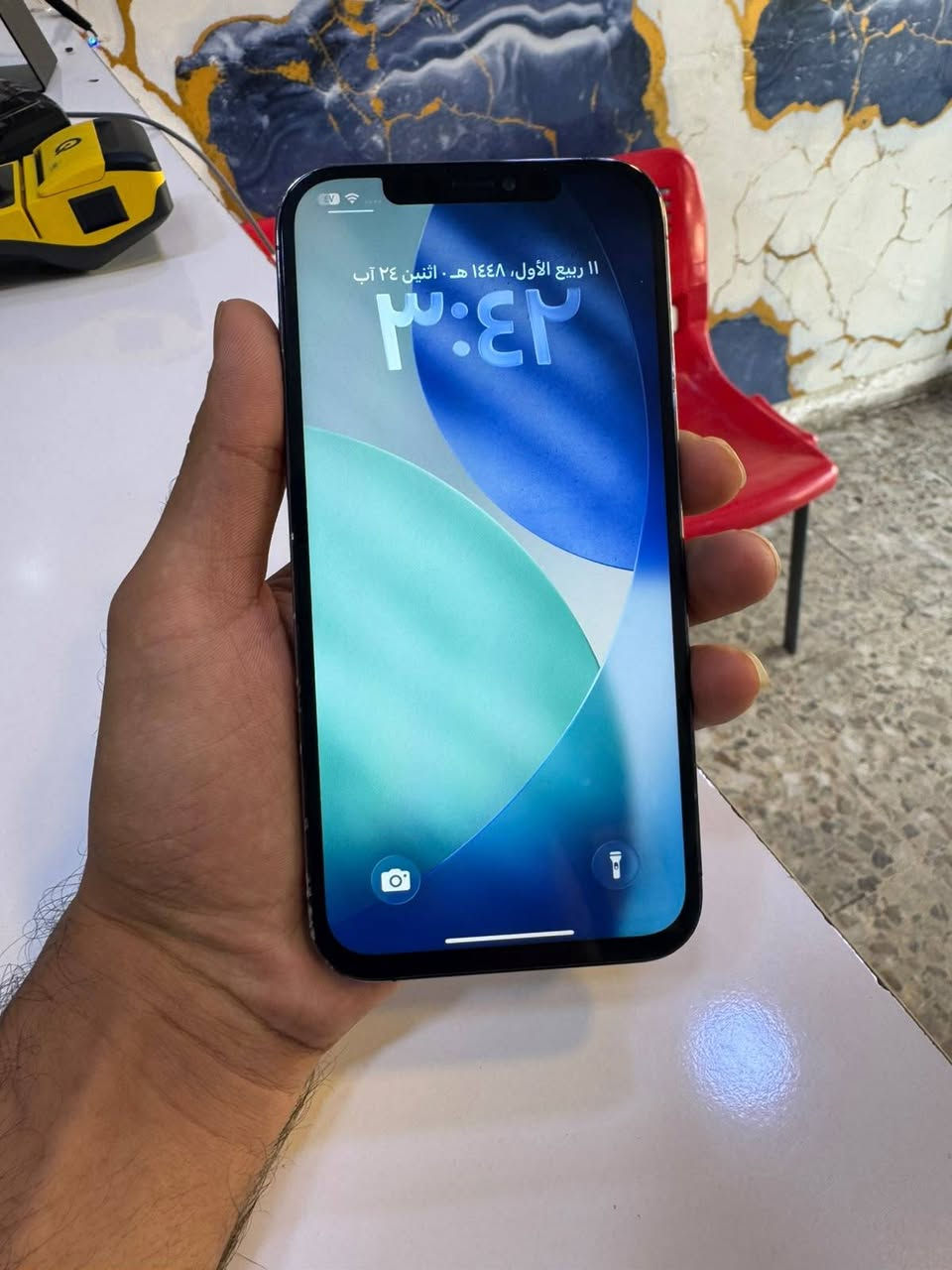 حياكم الله12Pro Max
لون مميز اسود✨
بطارية 81
ذاكرة 256
مبدل شاشة فقط 
وتساب ***********

السعر مناسب375قفل
