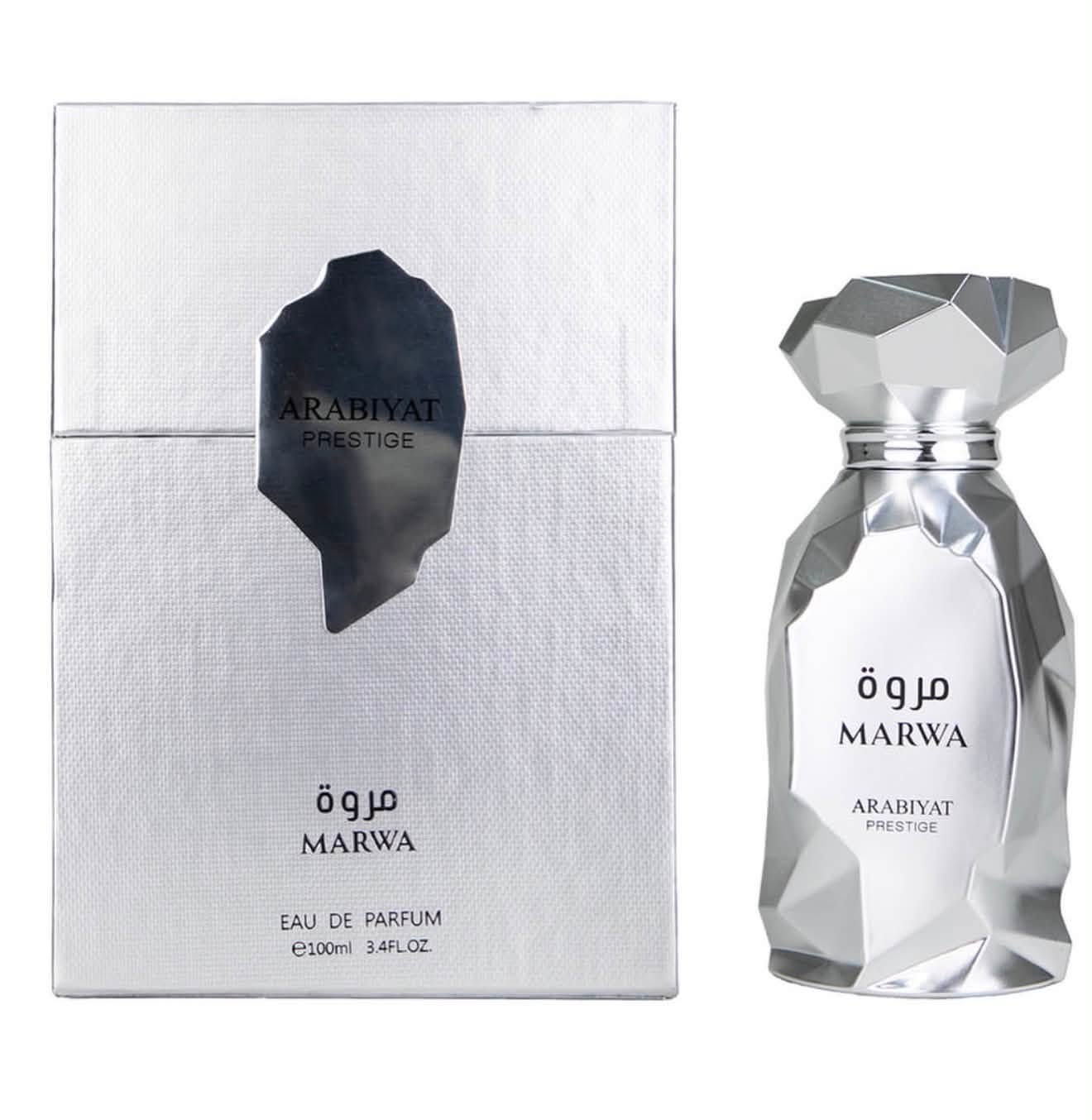 العطر الظاهر هو Marwa (مروة) من Arabiyat Prestige، وهو عطر حديث يتميز بطابع الحمضيات المنعش مع التوابل والخشب، ويُقارن كثيرًا بعطر Louis Vuitton Imagination من ناحية الأسلوب العطري. 

مكوناته العطرية:

 المقدمة (Top Notes):
  البرغموت
  الليمون
  البرتقال الصقلي
  (بعض المصادر تذكر الزنجبيل ضمن الافتتاحية أيضًا) 
 قلب العطر (Heart Notes):
  الزنجبيل
  الشاي الأسود الصيني
  زهر النيرولي
  اللبان (البخور)
  الجيرانيوم (بحسب بعض المصادر) 
 قاعدة العطر (Base Notes):
  أمبروكسان (Ambroxan)
  خشب الغاياك
  المسك 

رائحة العطر باختصار:

 بداية حمضية منعشة.
 بعدها تظهر رائحة الزنجبيل والشاي بشكل واضح مع لمسة نظيفة تشبه الفنادق الفاخرة.
 النهاية خشبية ومسكية مع أمبروكسان يمنح العطر ثباتًا جيدًا وإحساسًا عصريًا.
أطلبة الام للحجز السريع مراسلة الرقم *********** 
او على الدايركت 
السعر 40 فقط 
توصيل سريع لكل المحافظات ✅
