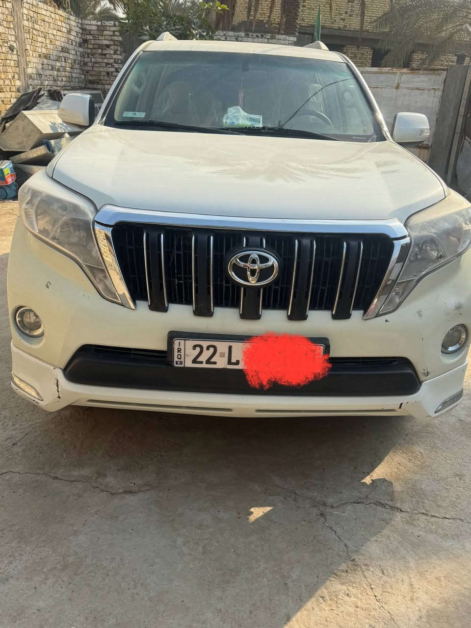 السلام عليكم للبيع برادو ٢٠١٦ سته سلندر TXL معروفه مواصفاته دبل تانكي مري شفط سياره بيه باب خلفي مبدل اصلي باب جنطه صبخ جاملغ امامي صبخ بدون معجون فقط صبغ مكينه بيه خيط تبخير متنقص سياره خير من الله السعر ٢١٠ مكان السياره الحله ***********
