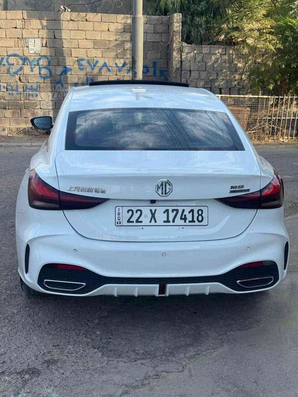 MG GT 2025 
فول مواسەفات شاشە اکتیف ٤ زمان ٥ کامیرە سلاید فول سبوغ و تەعدیل و تەزرەی نیە قۆپەک لە جاملغی پشتەوەی سەکنە دەستکاری نەکرایە لە رەسمەکە دیارە نرخی 117 مەجالەکی کەم *********** أربيل, العراق

