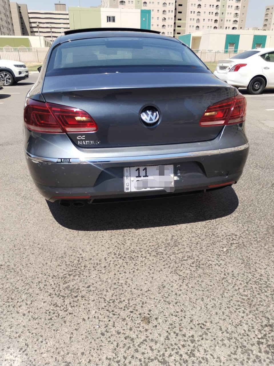 السلام عليكم
للبيع 
فولكسفاكن باسات  cc 🇩🇪 خليجي 2012
Passat CC 2012
السيارة خليجية  فول
ضررهة : قطعة وحدة جاملغ الامامي عكس السايق 
مواصفاتها:

محرك 2000 توربو المرغوب
كير DSG 6نمر المرغوب
بانوراما
فول تحكمات ستيرن 
شاشة كبيرة بلادية
شاشة اعطال 
كاميرا مخفية مع الشعار بلادية
تبريد قطعتين وتبريد مناخي منفصل 
اوتو هولد
هاند بريك بصمة
بردة كهرباء خلفية بلادية
الداخل جلد رئاسي لونين بلادي
كرسي السياق كهرباء 3 وضعيات 
6 حساسات امامية
6 حساسات خلفية
لايتات زنون بلاد بك لايتات لد بلاد
عدسة دوارة مع الستيرن عند الانعطاف يمين او يسار 
الويل حجم 17بلادي السيارة 5 ويل كب
 
السيارة ماشية 174 الف  كيلو وقابل للزيادة

السعر 9600$
للتواصل *********** متوفر واتساب
