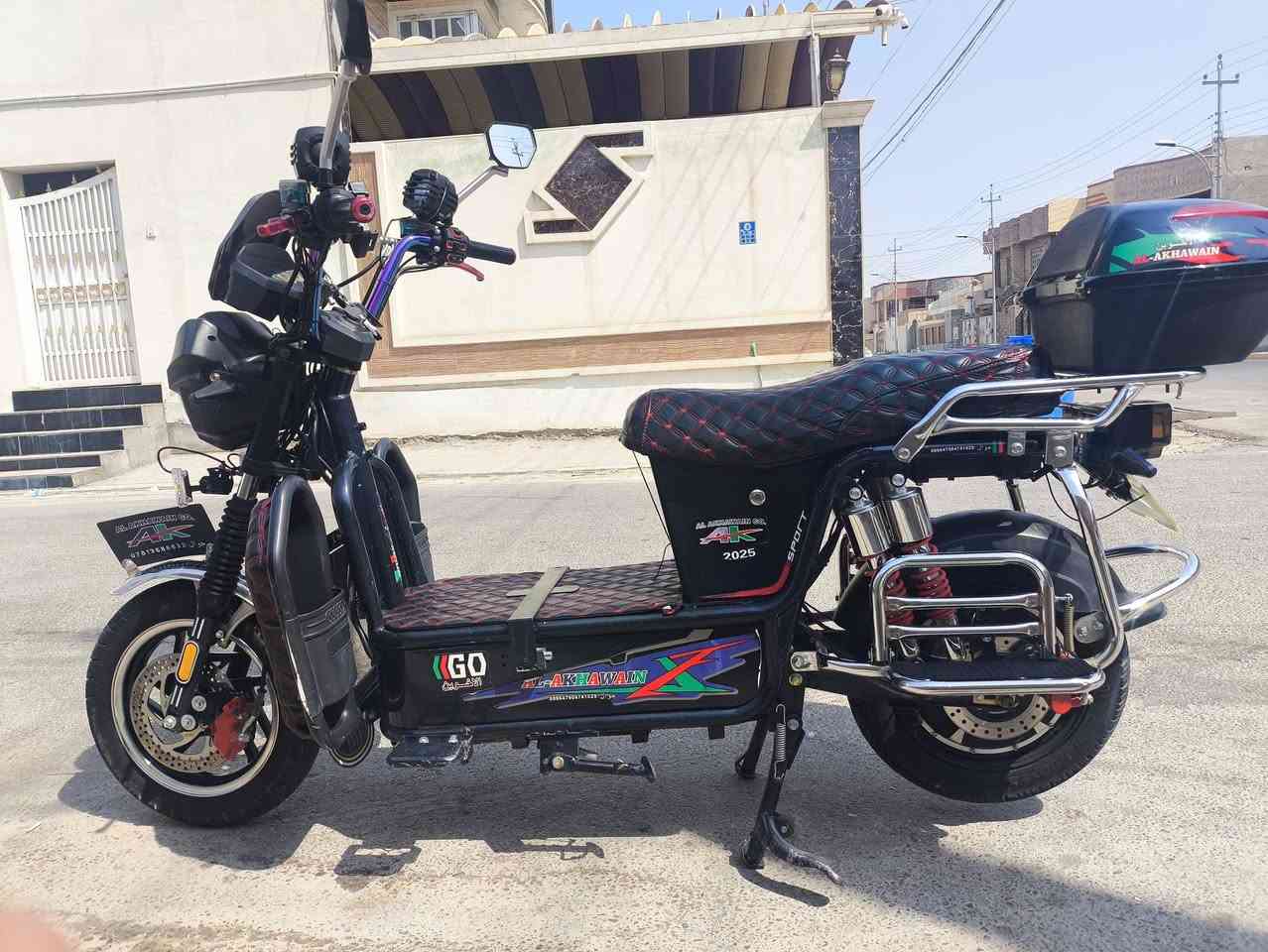 للبيع جبلي موديل 25 الأخوين
بطاريات جديده انتاج 26 
ام بصمه كهربائيات كلها شغاله اي نقص مابيه 

بطاريات عشره ونص يقرن فول  سته باتري 

نضام سويج +بصمه تشغيل عن بعد
مانع سرقه تحكم عن بعد 
دبل بصمه وسويجين 
ماطور نظيف كهربائيات كلها شغاله اي نقص مابيه 
دبل اشاره/نضام ار رجوع للخلف 
4سرع+مثبت سرعه
دبل اشاره /يمين يسار 
سعر 625, بيه مجال لشراي 
***********
+9647827587898
