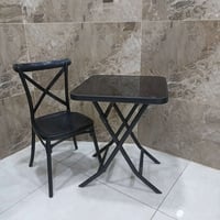 ميز • كرسي×٢ • طقم سفرة