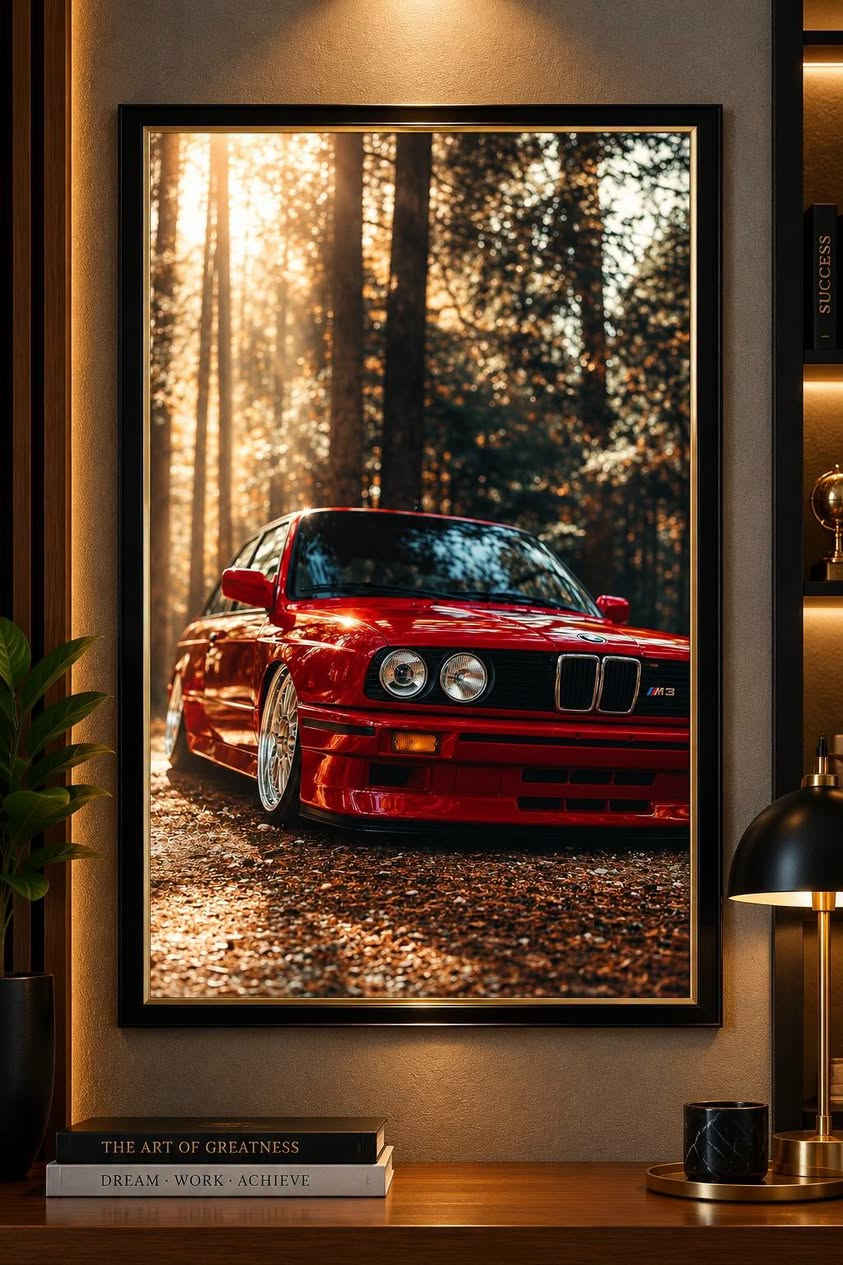 لوحات BMW • قياس A4 • جودة طباعة