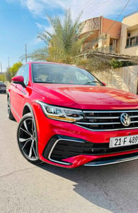 TIGUAN SEL R LINE 2024 تيكوان فول فول مواصفات 1/1  ضرر فقط بونيد مبدل ...
