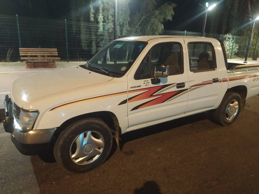 🚘 للبيع تويوتا موديل 1999
🔹 دبل 4×4
🔹 محرك وكير شرط
🔹 تدفئة وتبريد شغال
👈السعر 97 وبي مجال 
🔹 طخم جديد
🔹 تواير جديدة
🔹 شاصي نظيف
🔹 صبغ حزام جمالية
🔹 رقم نينوى إنكليزي جديد
🔹 شرط التحويل والوكالة

رقم الهاتف ***********
رقم الهاتف *********** موصل, نينوى
