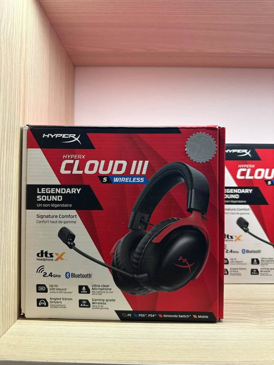 SHEX PC
1- HYPERX CLOUD II NEW 🆕 
2- HYPERX CLOUD II CORE WIRELESS OPEN BOX 
3- HYPERX CLOUD lll OPEN BOX
4- HYPERX CLOUD lll WIRELESS NEW 🆕 
5- HYPERX CLOUD lll WIRELESS S OPEN BOX 
6- RAZER BLACKSHARK V2 X NEW 🆕 
7- LOGITECH G432 NEW 🆕 

توصيل لجميع المحافظات 🚚 
📍دهوك السوق شارع دورة كورك
📩 للطلب والاستفسار
WhatsApp ‪+964 773 416 8767‬L
