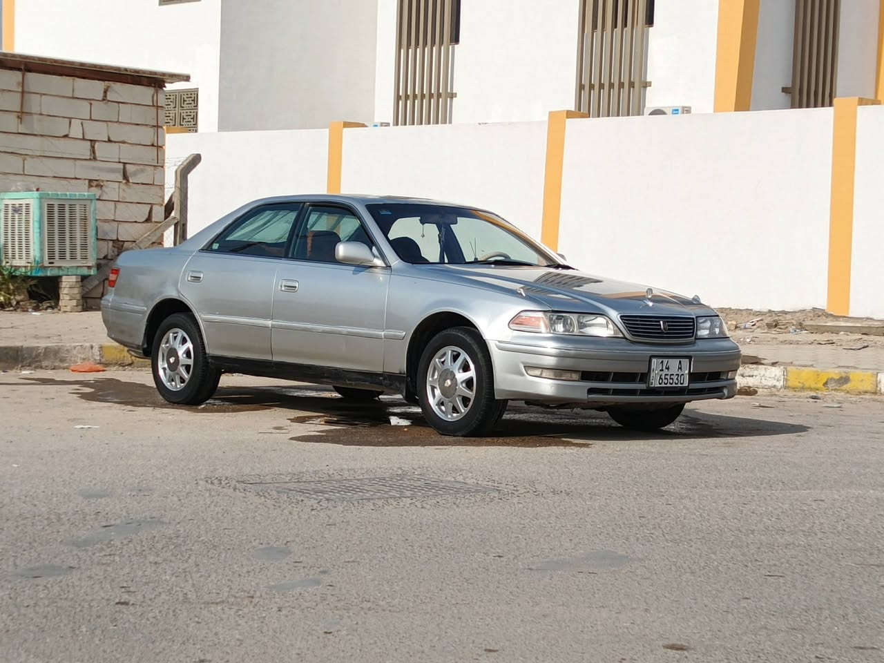 سلام عليكم سياره مارك نفخ موديل1996سياره نضيف تخم تاير ومحرك وكيرجديد الاستفسار على هاذا الرقم  ***********تبريد شغال المكان نجف السعر 70بيه مجال
