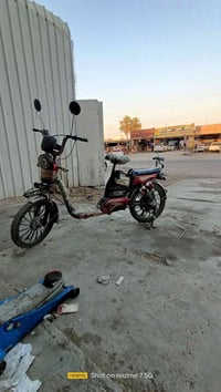 دراجه شحن • بطاريات جديده • ترتيب كهربائيات