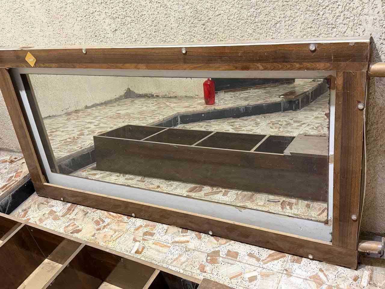 ديكور حلاقة • مرايتين • فاترينه