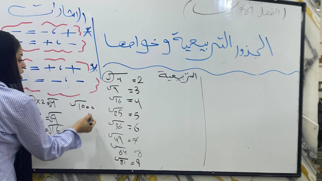 رياضيات ثالث متوسط • معهد بناء المستقبل • تحضير وزاري