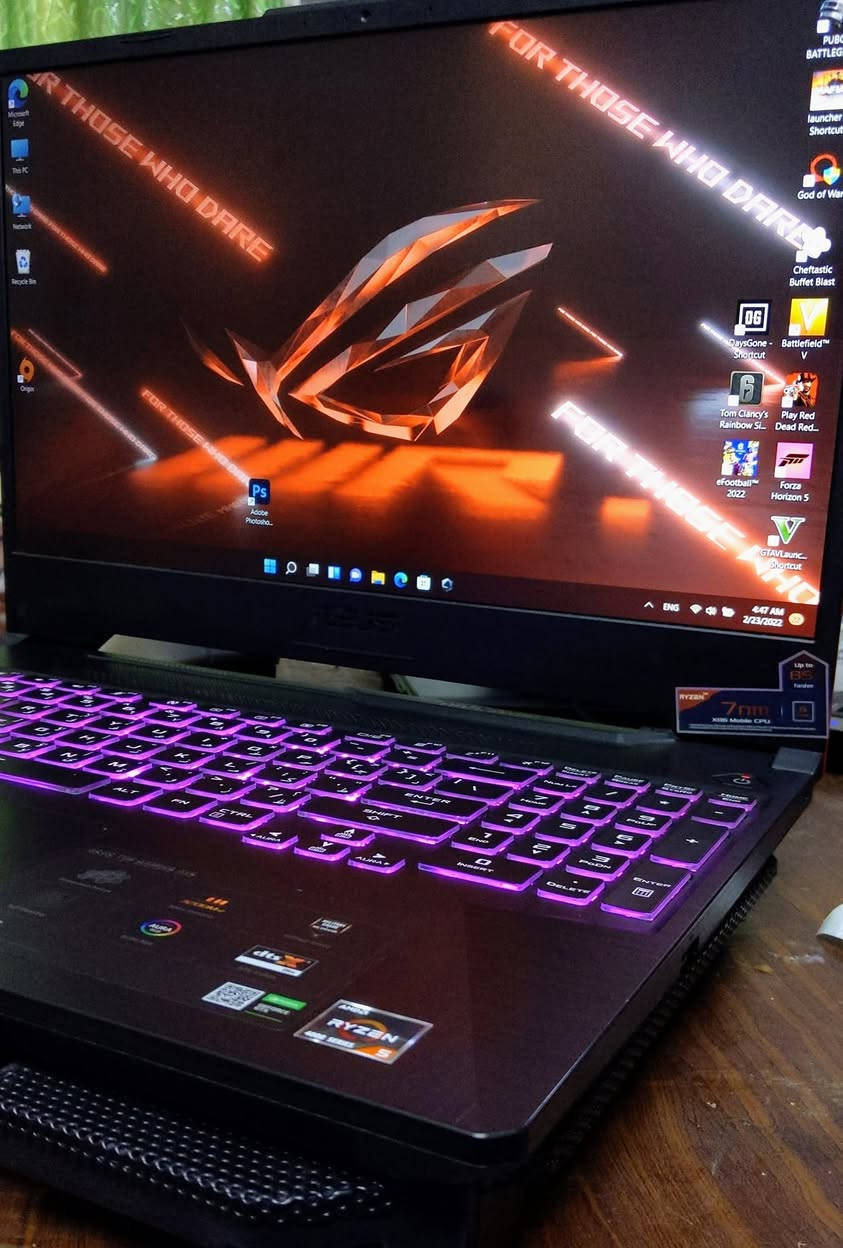 السلام عليكم ورحمه الله 

لابتوب الكيمنك الاحترافي من ايسوس فئه TUF GAMING A15

اكيد نضافه عاليه مضمون من الخلل

ياتي بالعتاد الاتي 

شاشه حجم 15 انش بمعدل تحديث 144هرتز الوان 100%SRGN الوان نقيه حواف نحيفه

معالج ممتاز من AMD 

RYZEN 7-4800H -4.75GHZ TURBO BOOST

كرت الشاشه المنفصل احترافي من

RTX 3050-4GB FULL WATT DLSS 4 + RAY TRACING 

رامات 16كيكا قابل التطوير

هارد 512 ام.2 قابل التطوير والاضافه 

كيبورد RGB تخصصي وبطاريه تستمر ساعتات عمل

صوت ستيريو دولبي اتموس

اللابتوب قادر علئ تشغيل كافه الكيمنك وبرامج الانتاجيه كافه

السعر 775 الف فقط

بغداد قرب البياع و متوفر التوصيل

تواصل***********

