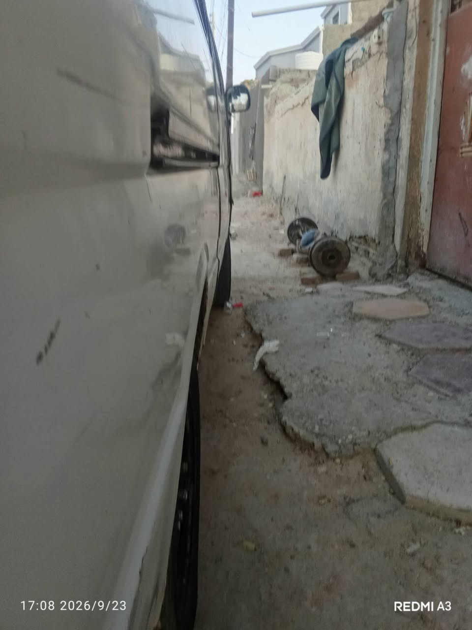 فتون 2007
المحرك  2700
گاز ... توني مجفتها 
مكينه گير اكسن حداديه تخم تاير خير من الله 
صينية عينه بوربرن كلها جديد 
سلف دينمو خير من الله كله جديد 
تواصل على هذا الرقم ***********
ذي قار/البطحاء

نص مكتوب في الصور:
- 17:08 2026/9/23 REDMI A3
- 17:44 2026/9/23 REDMI A3
- 17:45 2026/9/23 REDMI A3
- 17:08 2026/9/23
- REDMI A3