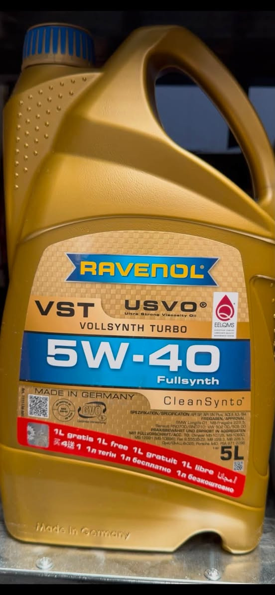 سلام عليكم
زيوت رافينول (ravenol) الاماني متوفر جميع القياسات 
ومتوفر كودات خاص VW 
عنوان كركوك كراج شمال قرب جسر شورجة
*********** اسطة نجاة
