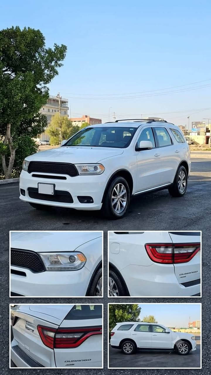 🔥 للبيع | Dodge Durango Limited 2016 🔥
للبيع سيارة دودج دورانجو ليمتد موديل 2016، سيارة SUV عائلية فخمة تجمع بين القوة، الرحابة، الراحة والتقنيات الحديثة.

⚙️ المحرك: 3.6 لتر Pentastar V6
💥 القوة: حوالي 290–295 حصان
🔄 القير: أوتوماتيك 8 سرعات
🚙 عدد المقاعد: 7 ركاب
❄️ تكييف ثلاثي المناطق
🖥️ شاشة Uconnect قياس 8.4 إنش
📷 كاميرا خلفية
🅿️ حساسات خلفية
🔥 مقاعد أمامية وخلفية مدفأة
🔥 مقود مدفأ ومكسو بالجلد
💺 مقاعد كهربائية مع ذاكرة لمقعد السائق
🔑 تشغيل عن بُعد + دخول وتشغيل بدون مفتاح
💡 إضاءة LED نهارية
🛞 جنطات ألمنيوم أصلية
🛡️ أنظمة ثبات وتحكم بالجر + ABS ووسائد هوائية

سيارة دورانجو ليمتد معروفة بحجمها الكبير، رحابة المقصورة، قوة مكينة الـ 3.6 Pentastar واعتماديتها، إضافة إلى قير الـ 8 سرعات الذي يمنح قيادة مريحة وسلسة.

📞 للتواصل والاستفسار الجاد:

#️⃣ ***********
#️⃣ ***********

📲 الاتصال أو الواتساب على الرقم أعلاه.

للجادين فقط، والصور المرفقة تعبر عن السيارة.
