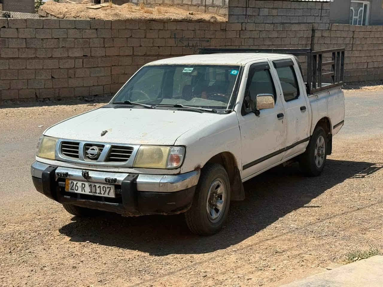 نيسان بك اب 
موديل 1998
دشبول احمر
تبرد
تايرات جدد 
شاصي نضيف 
ويل كب 
كير محرك بشرط 
السعر 50 و قابل للتفاوض 
التواصل على الرقم التالي 
‏‭***********
