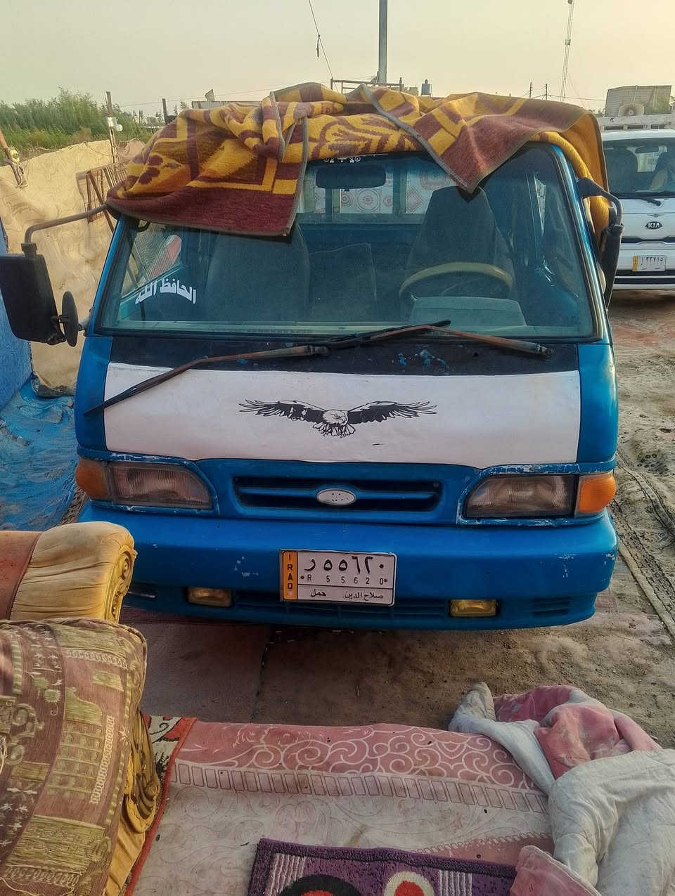 السلام عليكم كيا حمل للبيع موديل ١٩٩٦ تحويل مباشر السنويه صاقطه ٢٠٢٤ السياره مكفولة من كلشي عده المكينه بيه تبخير العنوان ناصريه ***********  السعر 33بيها مجال
