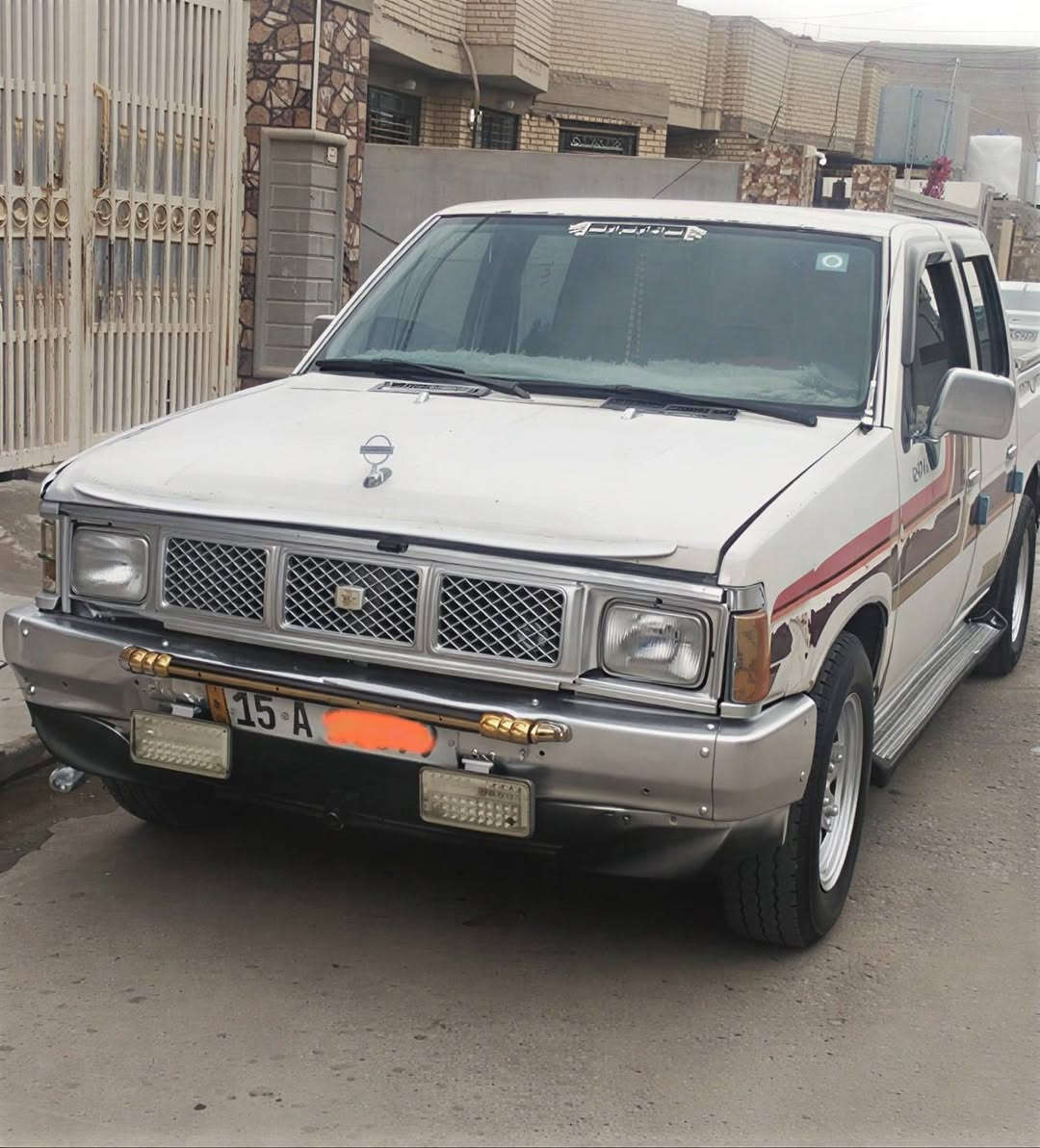 السلام عليكم بيكم نيسان دبل قماره رقم انبار موديل 1989 رقم انكليزي الجديد بأسمي تحويل ثاني يوم سياره جاهزه شغل واطلع كير ومحرك مكفولات مسجل وكهربائياتها كلها شغاله مكاني الفلوجة للأستفسار *********** او ***********
