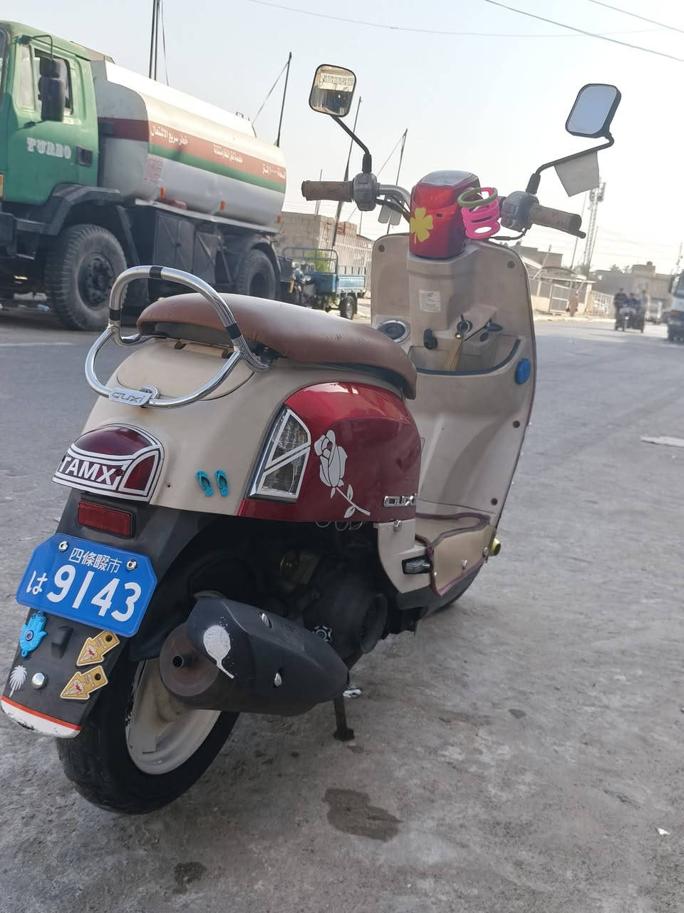 دراجة ماكس بوليسي للبيع 
بلادي 49 داخل كريمي 
جاهزة مانقصهة اي شي 
مكان واسط / نعمانية لتواصل ***********

