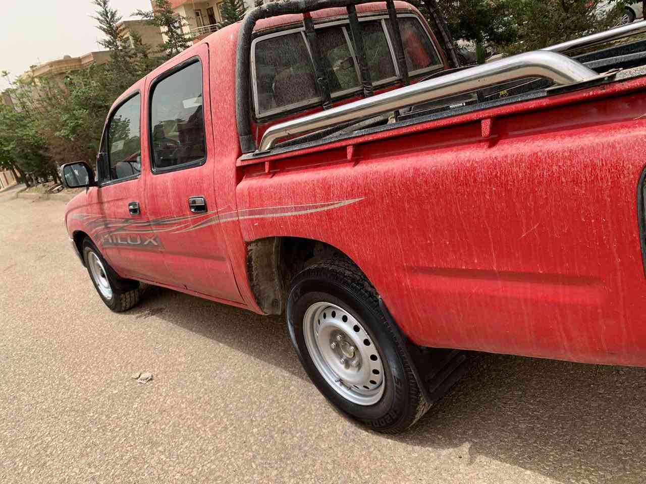 ﷽ 
Toyota hilux GLX 1999
‎توێتا هایلۆکس GLX فول
‎ئاڕم پلاستیکی سلێمانی غەرامە و ئەولیات بەشەرت
‎ناو سور،
‎ تەبرید و پاوەر
‎٤جام کارەبای .
‎سڵایت،
‎مەکینە سپی ، 
‎نیو جام،
‎دەبڵ گێچ،
‎ دەبڵ چەکمەجە
‎سویچ کۆنتڕۆڵ و مەرکەزی.
‎کامل بۆیاخ سەیارەکە وەرگەڕاوە بەلای سەکنا شانسی نەگرتوە بەشەرت
‎گێر و مەکینەی بەشەرتی فەحسی فیتەر 
‎سەیارەکە زۆر ڕێک و پێکە لە سلێمانیم
‎غرامەی بەشەرت ٨٠ هەزار غرامەی تیایە دوای معامەلە بۆتەگەڕێنمەوە،سعری ٥٧ گەڵایە ئاڵوگۆڕیش ئەکەم بە سەنی سورو سپی *********** السليمانية, العراق
